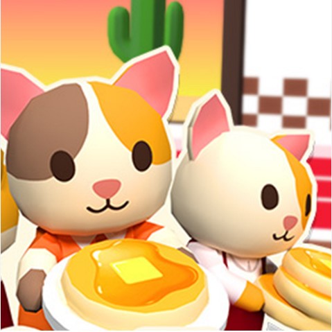 Serve cute cats delicious pancakes at Cat Pancake Diner!